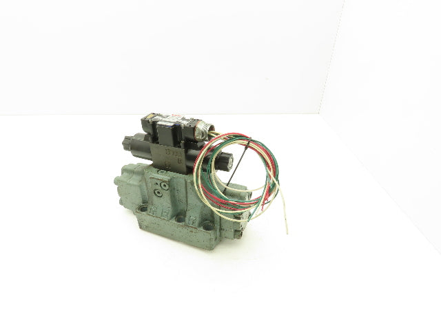Nachi DSS-G06-C5-R-C115-E21 Hydraulic Directional Solenoid Valve 115V DG5S Base