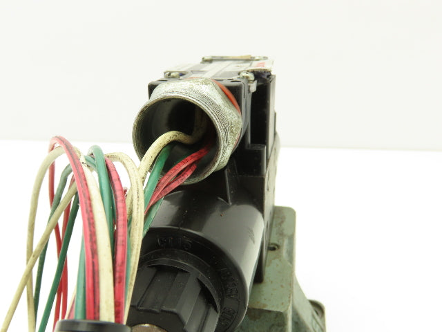 Nachi DSS-G06-C5-R-C115-E21 Hydraulic Directional Solenoid Valve 115V DG5S Base