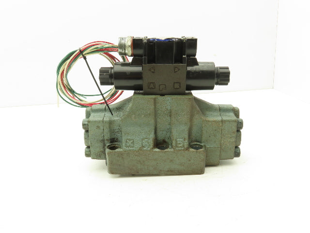 Nachi DSS-G06-C5-R-C115-E21 Hydraulic Directional Solenoid Valve 115V DG5S Base