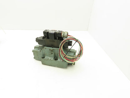 Nachi DSS-G06-C6-R-C115-E12 Hydraulic Directional Solenoid Valve 115V DG5S Base