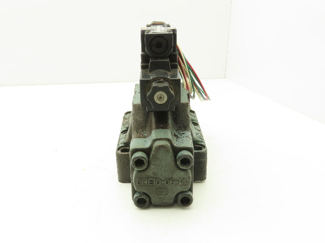 Nachi DSS-G06-C6-R-C115-E12 Hydraulic Directional Solenoid Valve 115V DG5S Base