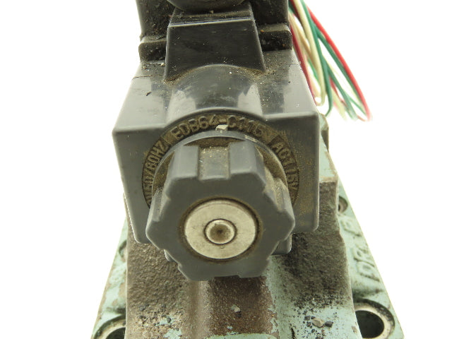 Nachi DSS-G06-C6-R-C115-E12 Hydraulic Directional Solenoid Valve 115V DG5S Base