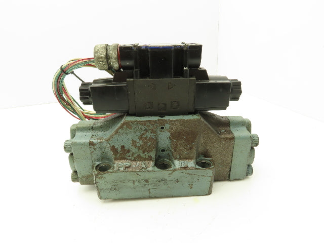 Nachi DSS-G06-C6-R-C115-E12 Hydraulic Directional Solenoid Valve 115V DG5S Base