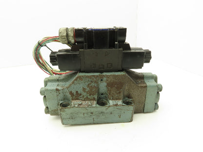 Nachi DSS-G06-C6-R-C115-E12 Hydraulic Directional Solenoid Valve 115V DG5S Base