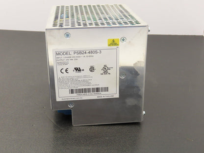 Automation Direct PSB24-480S-3 Rhino Power Supply 24VDC 20A Out 3Ph 480V In