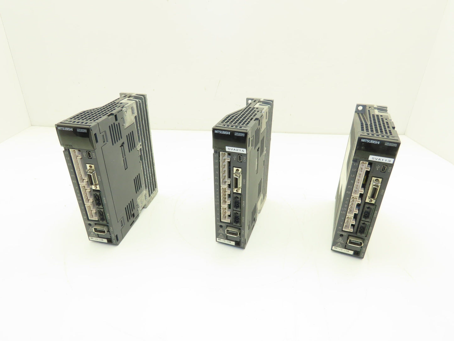 Mitsubishi MR-J3-10B Melservo AC Servo Drive 100W 170V 1.1A Output Lot of 3