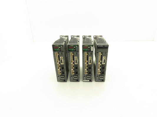 Mitsubishi MR-J3-10B Melservo AC Servo Drive 100W 170V 1.1A Output Lot of 4
