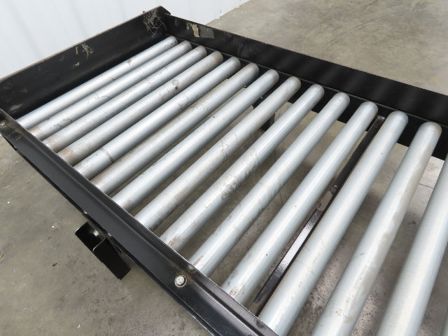 EMI 28"x 10' Gravity Roller Conveyor 1.9" Roller 25"BF 3" Centers 12"H