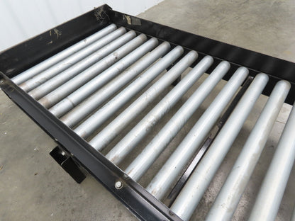 EMI 28"x 10' Gravity Roller Conveyor 1.9" Roller 25"BF 3" Centers 12"H