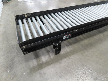EMI 28"x 10' Gravity Roller Conveyor 1.9" Roller 25"BF 3" Centers 12"H