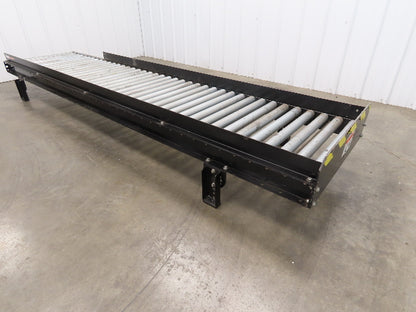 EMI 28"x 10' Gravity Roller Conveyor 1.9" Roller 25"BF 3" Centers 12"H