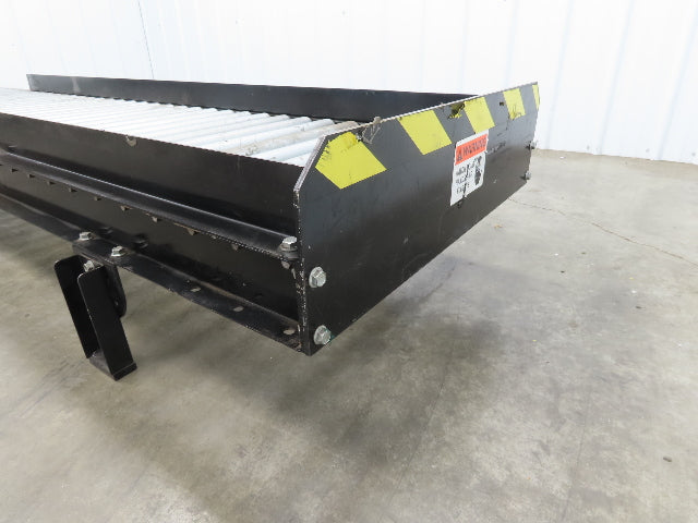 EMI 28"x 10' Gravity Roller Conveyor 1.9" Roller 25"BF 3" Centers 12"H