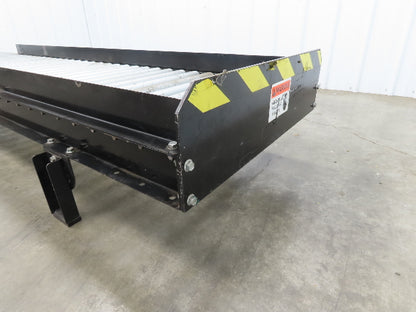 EMI 28"x 10' Gravity Roller Conveyor 1.9" Roller 25"BF 3" Centers 12"H