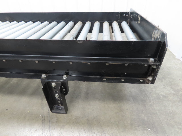EMI 28"x 10' Gravity Roller Conveyor 1.9" Roller 25"BF 3" Centers 12"H