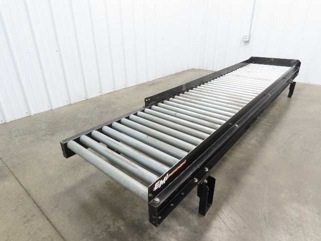 EMI 28"x 10' Gravity Roller Conveyor 1.9" Roller 25"BF 3" Centers 12"H