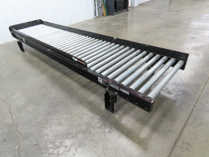 EMI 28"x 10' Gravity Roller Conveyor 1.9" Roller 25"BF 3" Centers 12"H
