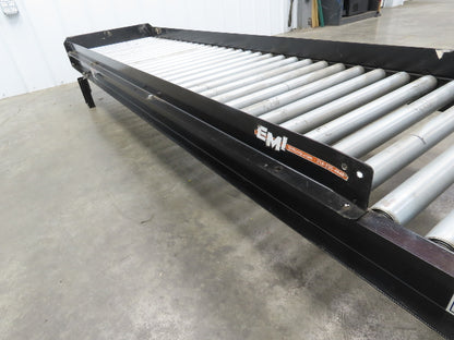 EMI 28"x 10' Gravity Roller Conveyor 1.9" Roller 25"BF 3" Centers 12"H