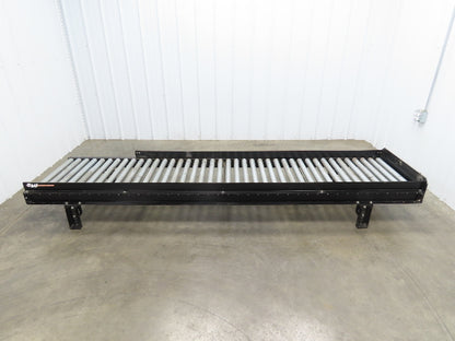 EMI 28"x 10' Gravity Roller Conveyor 1.9" Roller 25"BF 3" Centers 12"H