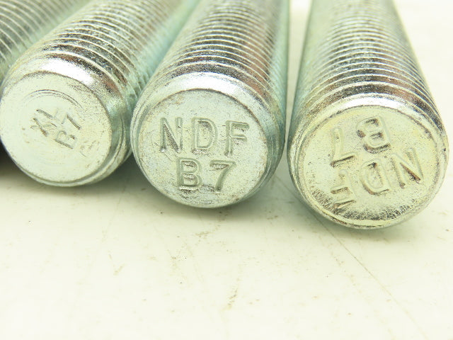 B7 Stud Threaded Rod 1"-8 TPI 6-1/4" L Lot of 43