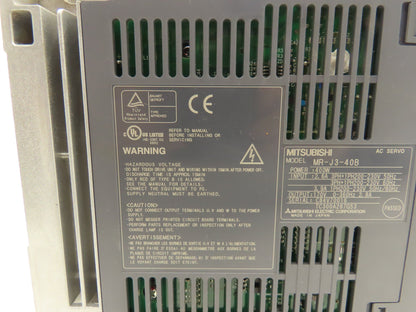 Mitsubishi MR-J3-40B Melservo AC Servo Drive 400W 170V 2.8A Output