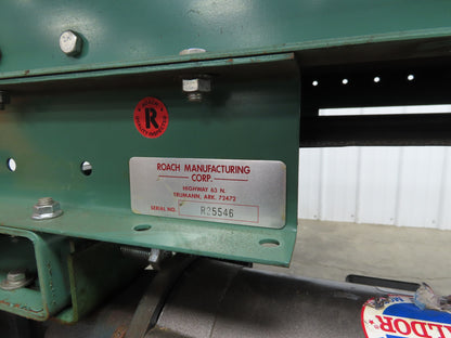 Roach 30"x 8' Slider Bed Conveyor 24" Belt .33Hp 230/460V End Drive 58fpm