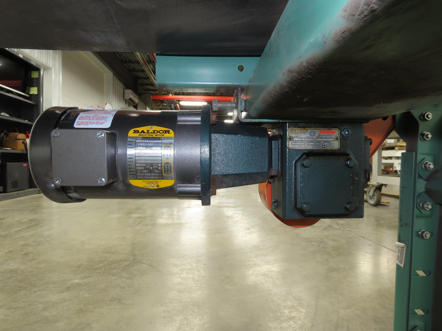 Roach 30"x 8' Slider Bed Conveyor 24" Belt .33Hp 230/460V End Drive 58fpm