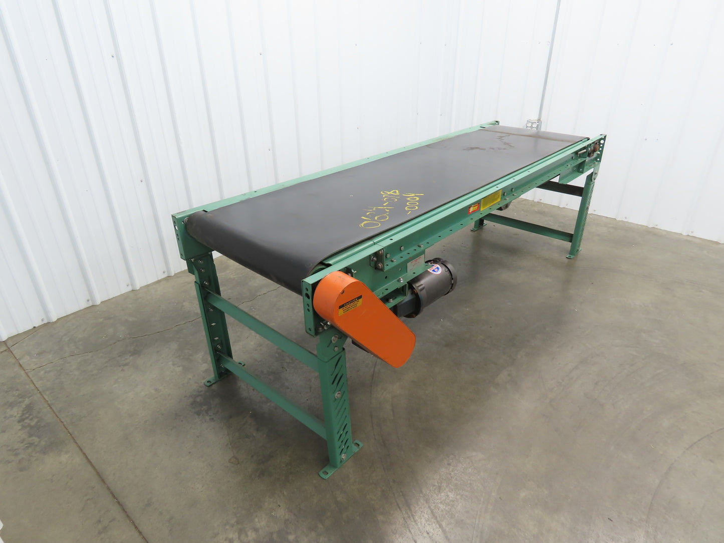 Roach 30"x 8' Slider Bed Conveyor 24" Belt .33Hp 230/460V End Drive 58fpm