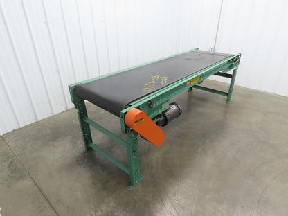 Roach 30"x 8' Slider Bed Conveyor 24" Belt .33Hp 230/460V End Drive 58fpm