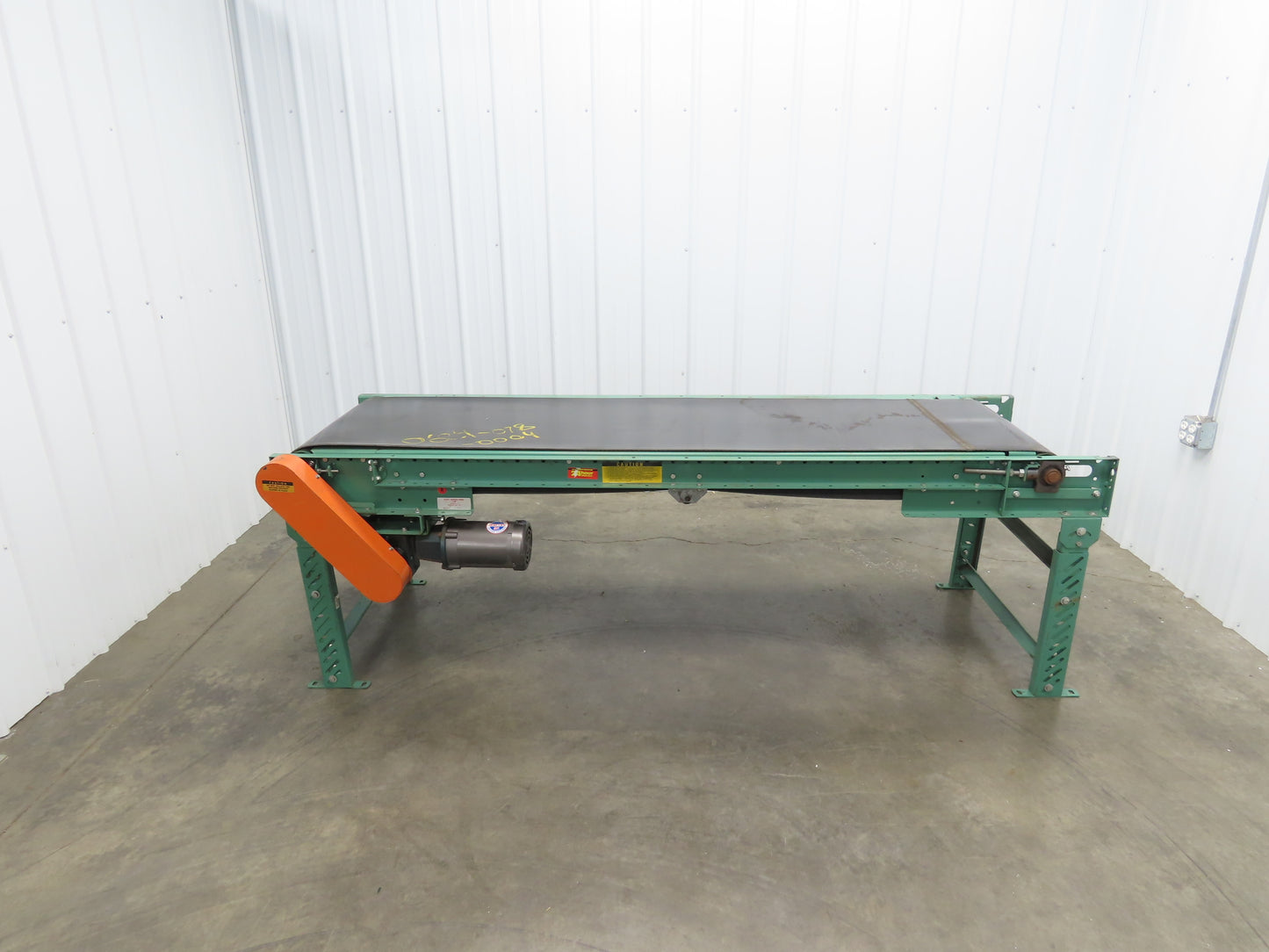 Roach 30"x 8' Slider Bed Conveyor 24" Belt .33Hp 230/460V End Drive 58fpm