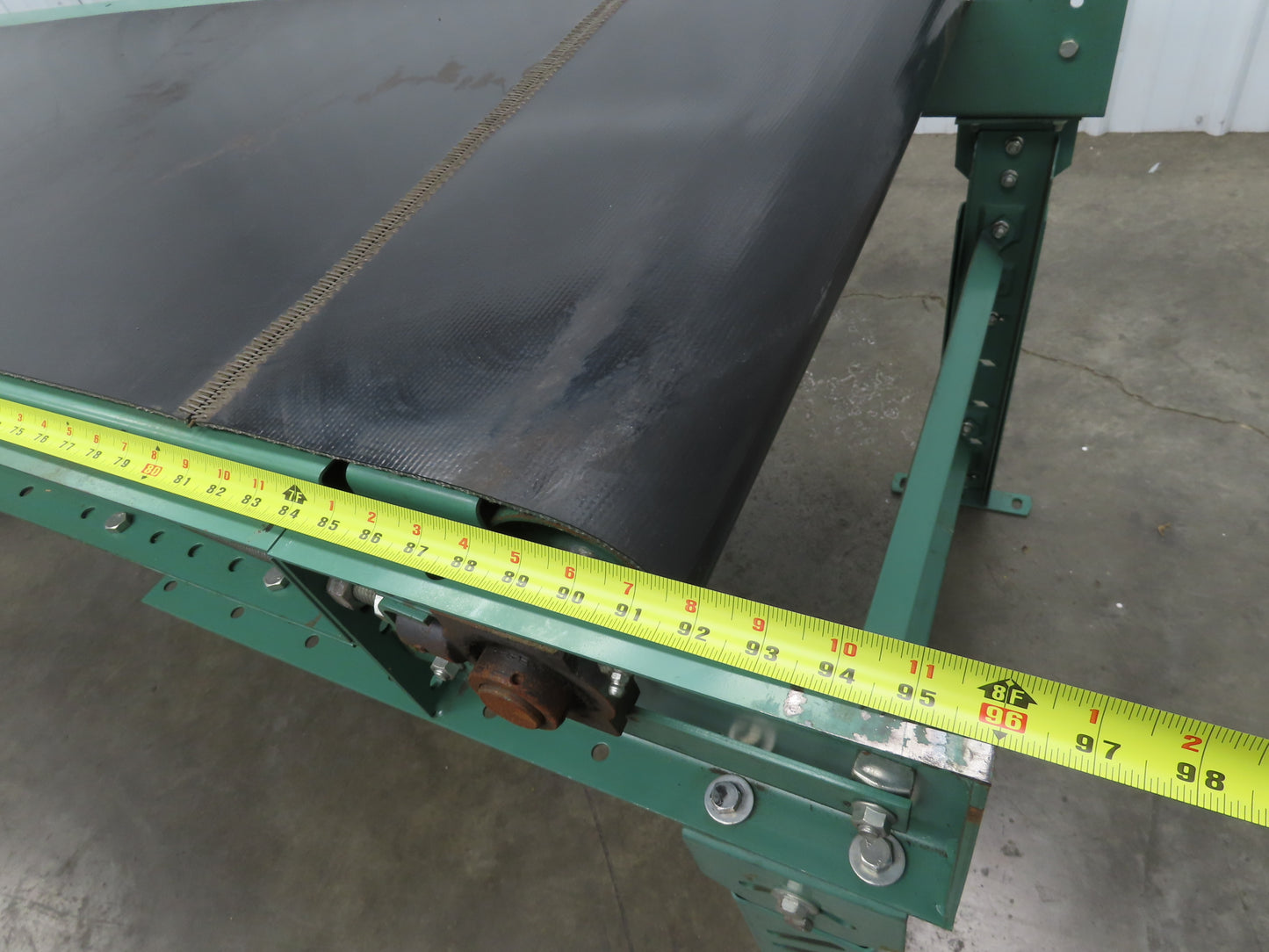 Roach 30"x 8' Slider Bed Conveyor 24" Belt .33Hp 230/460V End Drive 58fpm