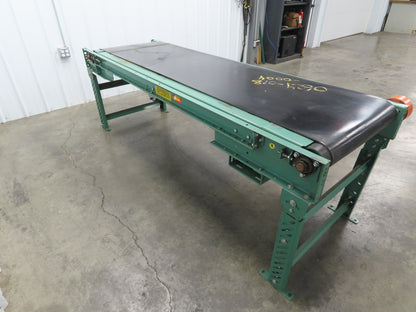 Roach 30"x 8' Slider Bed Conveyor 24" Belt .33Hp 230/460V End Drive 58fpm