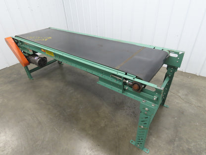 Roach 30"x 8' Slider Bed Conveyor 24" Belt .33Hp 230/460V End Drive 58fpm