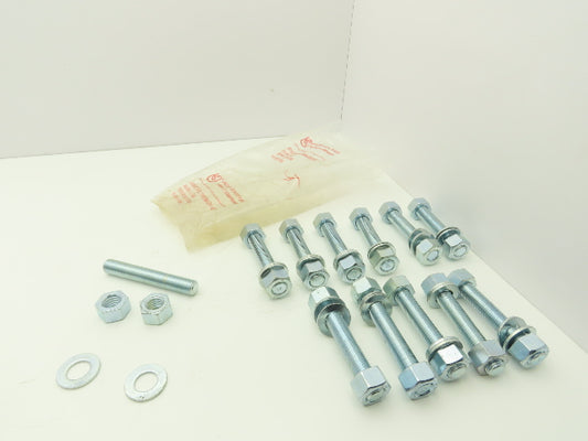 B7 Stud Threaded Rod Washers Nuts 7/8"-9 TPI 5-3/4" L Lot of 12