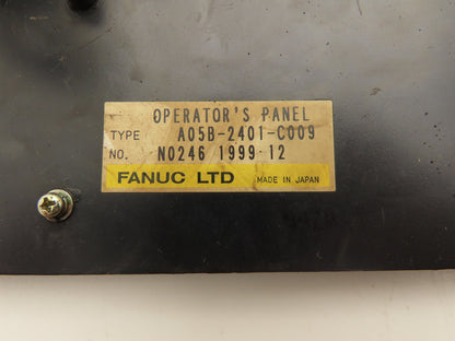 Fanuc A05B-2401-C009 R-J3 System Operator Control Panel Read Description