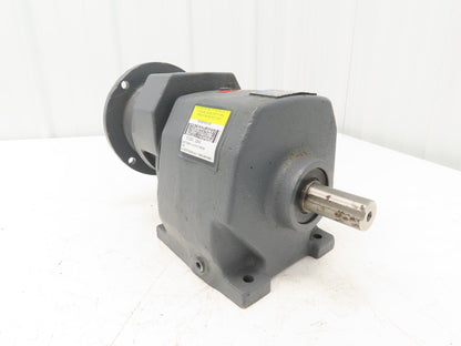 Boston Gear F843B-80S-B5 Inline Helical Gearbox 76.48:1 Reducer .5Hp 23rpm 56C