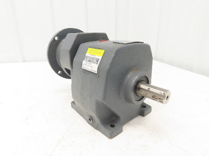 Boston Gear F843B-80S-B5 Inline Helical Gearbox 76.48:1 Reducer .5Hp 23rpm 56C