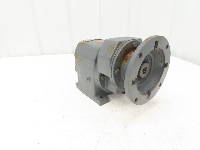 Boston Gear F843B-80S-B5 Inline Helical Gearbox 76.48:1 Reducer .5Hp 23rpm 56C