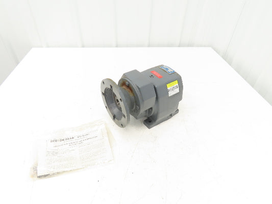 Boston Gear F843B-80S-B5 Inline Helical Gearbox 76.48:1 Reducer .5Hp 23rpm 56C