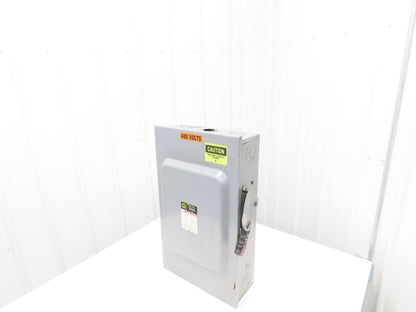 Square D H364 Safety Disconnect Switch Series F05 Fusible 200A 600VAC 3Ph 3 Pole