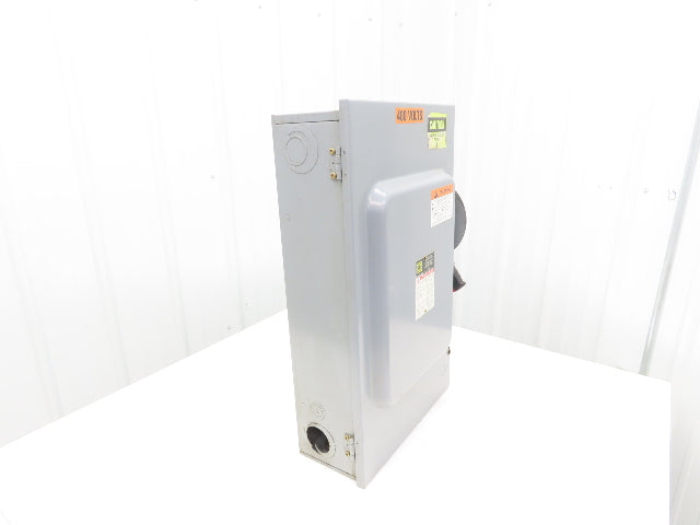 Square D H364 Safety Disconnect Switch Series F05 Fusible 200A 600VAC 3Ph 3 Pole