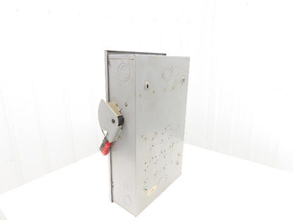 Square D H364 Safety Disconnect Switch Series F05 Fusible 200A 600VAC 3Ph 3 Pole