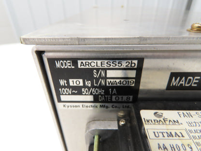 Kyosan Electric Mfg. ARCLESS 5.2b Power Supply 100VAC 1A 50/60Hz