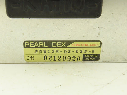 Kamo Seiko PDB12S-02-025-8 Pearl DEX Cam Index Drive Oriental Gear Motor 230V
