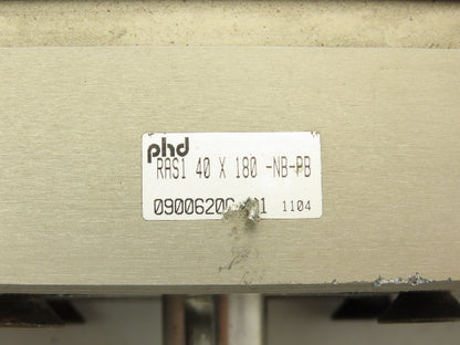 PHD RAS1 40x180-NB-PB Pneumatic Rotary Actuator 40mm Bore x 180° Rotation