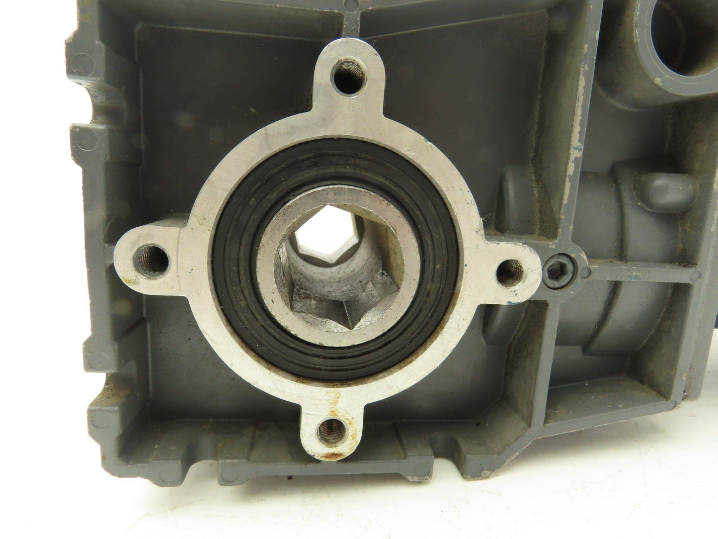 Lenze MDEMA1M071-32 Gearmotor 47.8:1 Ratio .45kw 230/460V Hex Shaft GKR04-2M HAK