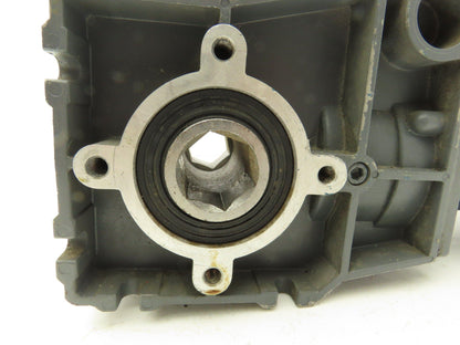 Lenze MDEMA1M071-32 Gearmotor 47.8:1 Ratio .45kw 230/460V Hex Shaft GKR04-2M HAK