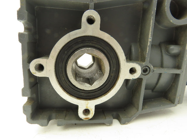 Lenze MDEMA1M071-32 Gearmotor 47.8:1 Ratio .45kw 230/460V Hex Shaft GKR04-2M HAK