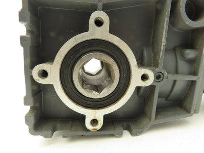 Lenze MDEMA1M071-32 Gearmotor 47.8:1 Ratio .45kw 230/460V Hex Shaft GKR04-2M HAK