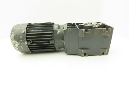 Lenze MDEMA1M071-32 Gearmotor 47.8:1 Ratio .45kw 230/460V Hex Shaft GKR04-2M HAK