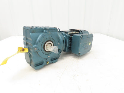 Sew Eurodrive SA47TDRS71S4BE05HR Brake Gearmotor 84:1 Ratio 20rpm .5Hp 230/460V